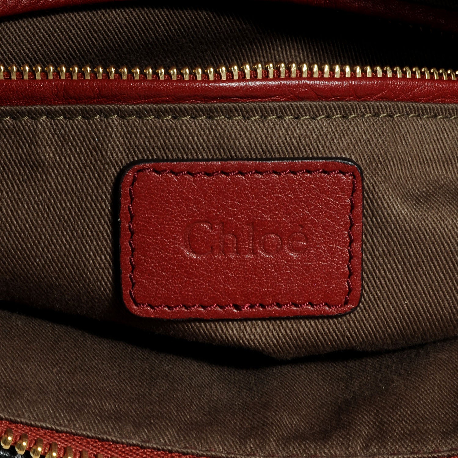 Chloe Calfskin Medium Marcie Satchel Garnet 6 of 9