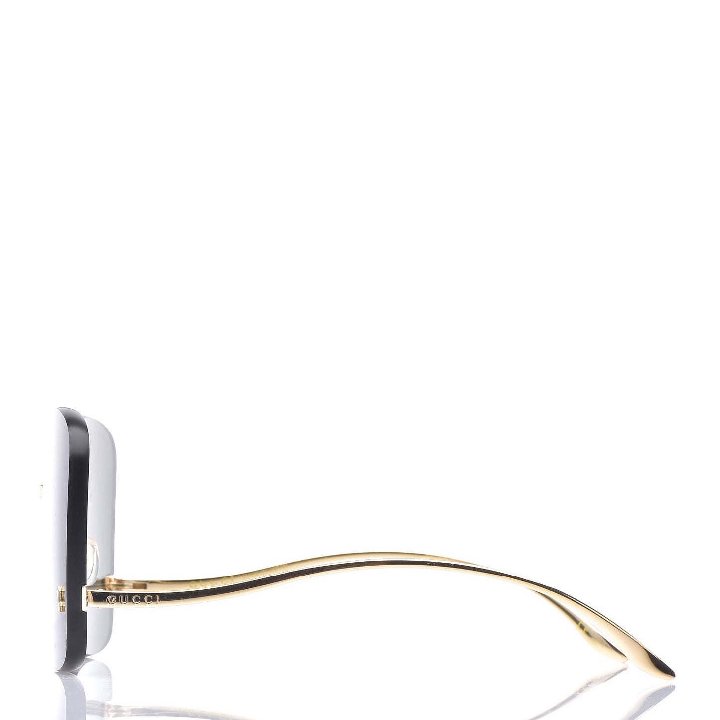 Rimless Sunglasses GG0352S Gold