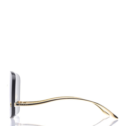 Gucci Rimless Sunglasses GG0352S Gold 3 of 7