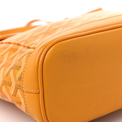 Goyard Goyardine Calfskin Mini Alpin Backpack Yellow 7 of 13