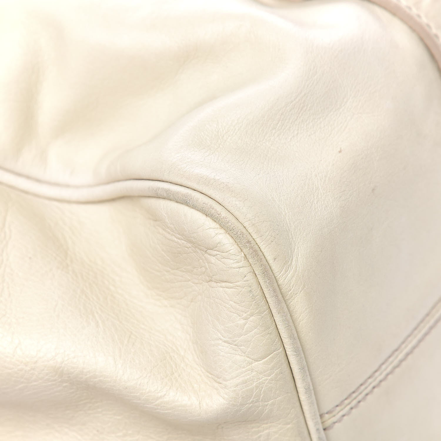 Miu Miu Vitello Lux Medium Bow Bag Talco 9 of 11