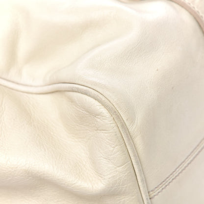 Miu Miu Vitello Lux Medium Bow Bag Talco 9 of 11