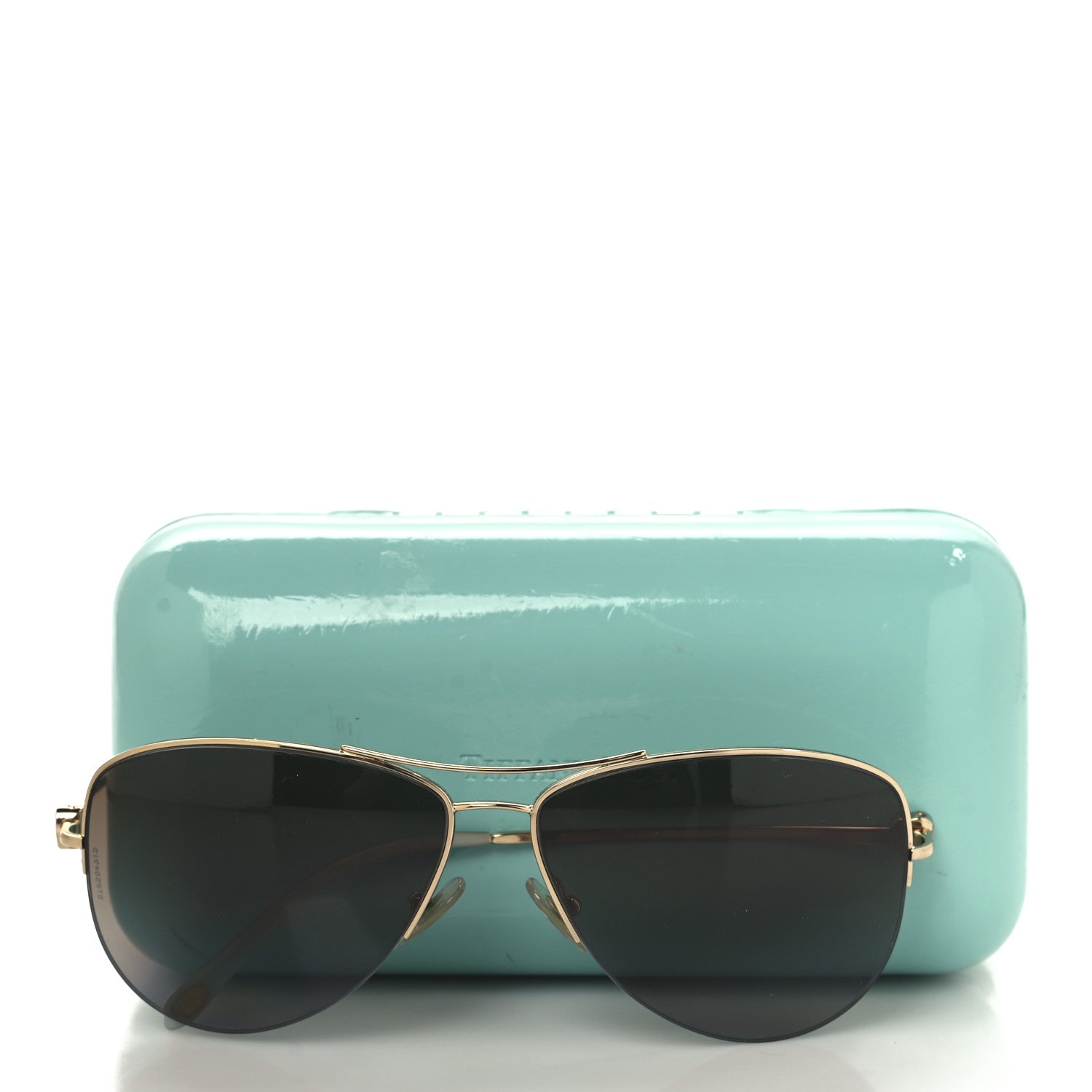 Tiffany Aviator Heart Sunglasses TF 3021 Gold 8 of 8