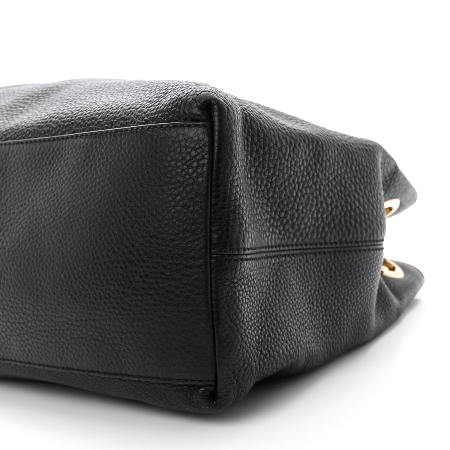 Gucci Pebbled Calfskin Medium Soho Chain Shoulder Bag Black 12 of 12
