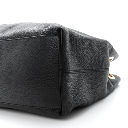 Gucci Pebbled Calfskin Medium Soho Chain Shoulder Bag Black 12 of 12