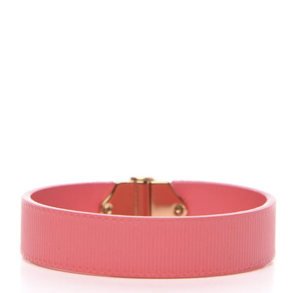 Louis Vuitton Patent Calfskin Embossed Spirit Bracelet 17 Corail 3 of 5