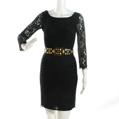 Chanel Lambskin Medallion Belt 30 75 Gold Black 2 of 5