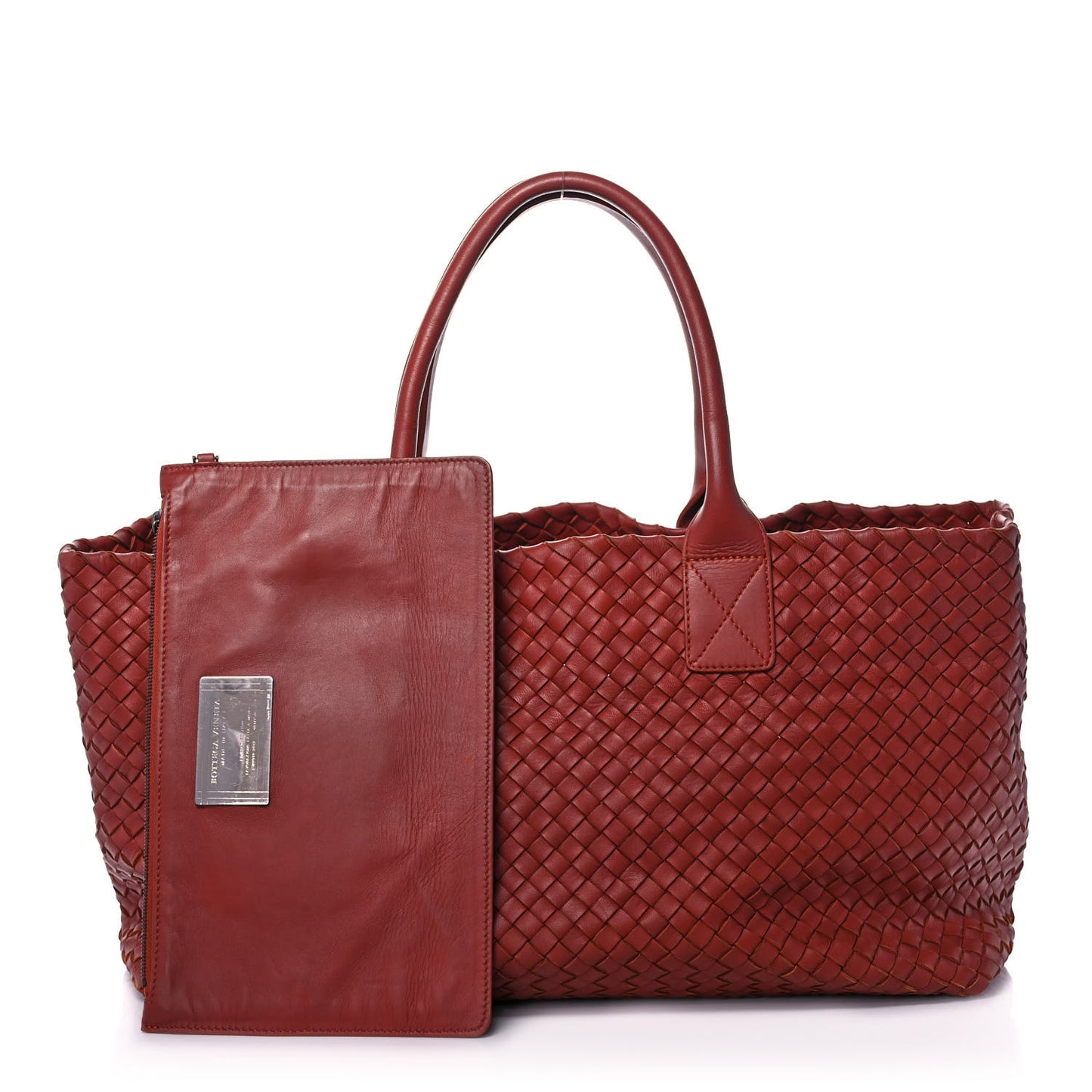 Nappa Intrecciato Medium Cabat Rust