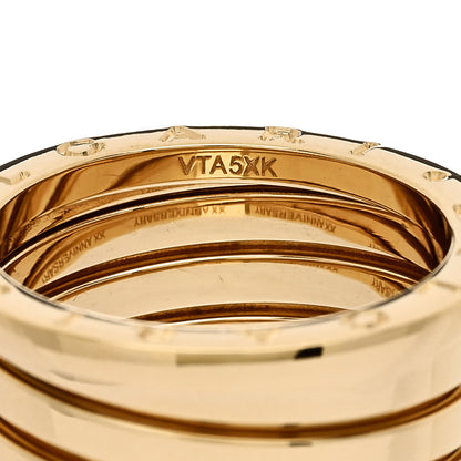 Bulgari 18K Yellow Gold B.Zero1 Five-Band Anniversary Ring 60 9 6 of 7
