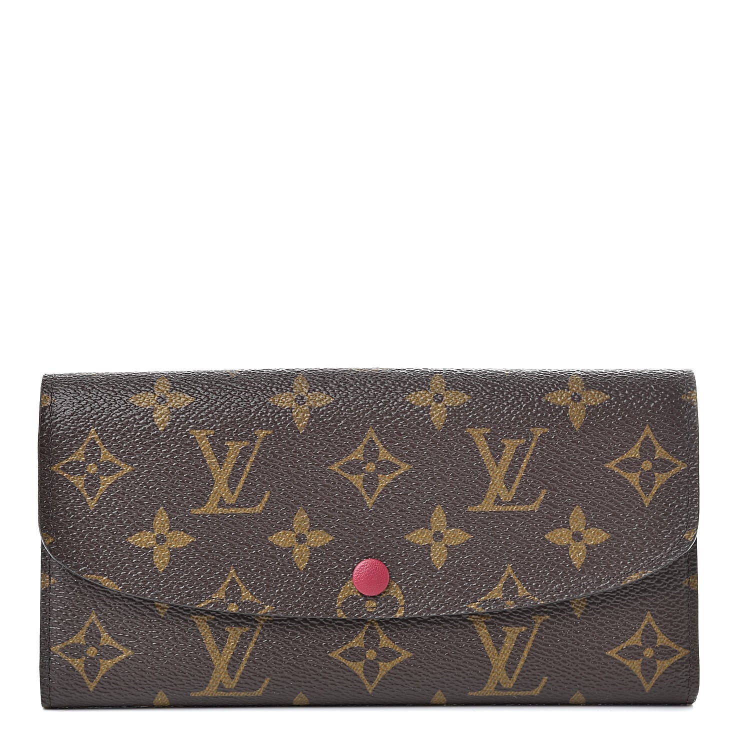 Louis Vuitton Monogram Emilie Wallet Fuchsia 1 of 8