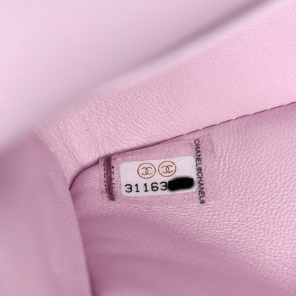 Chanel Caviar Quilted Medium Double Flap Light Pink 7 of 14