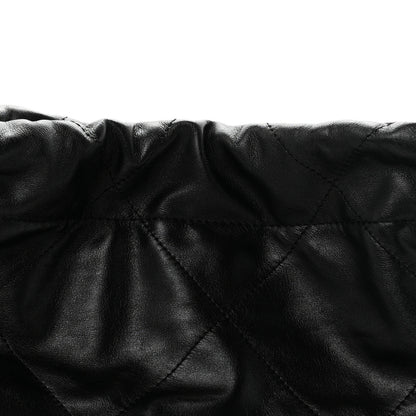 Chanel Shiny Calfskin Quilted Small Chanel 22 Black 9 of 11