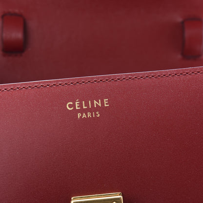 Celine Box Calfskin Small Classic Box Flap Bag Red 8 of 11