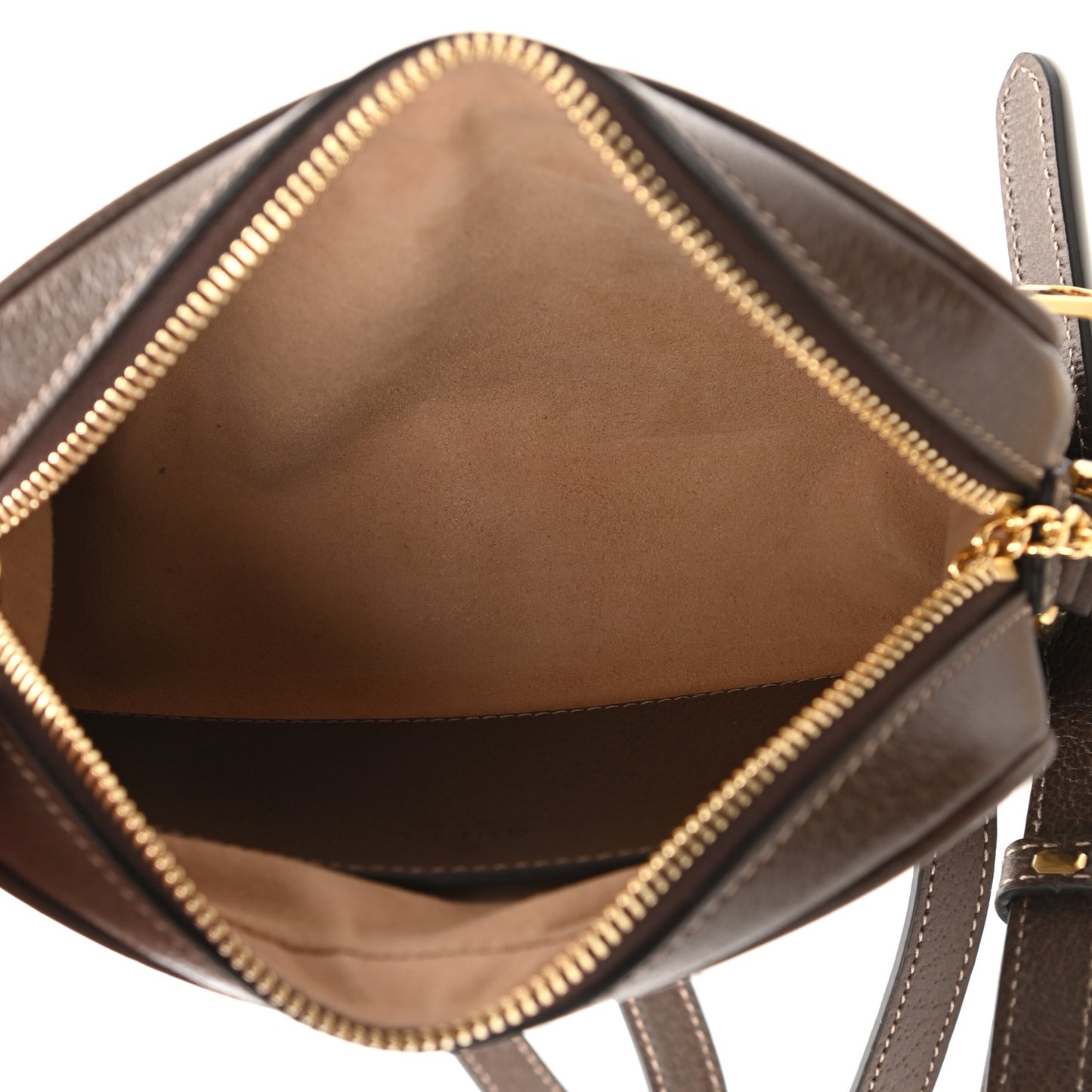 GG Supreme Monogram Web Mini Ophidia Shoulder Bag Brown