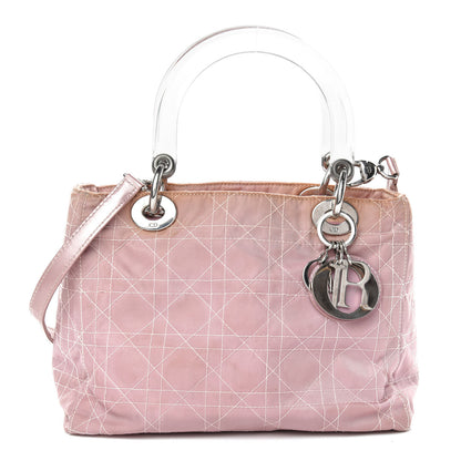 Christian Dior Satin Cannage Medium Lady Dior Pink 1 of 10
