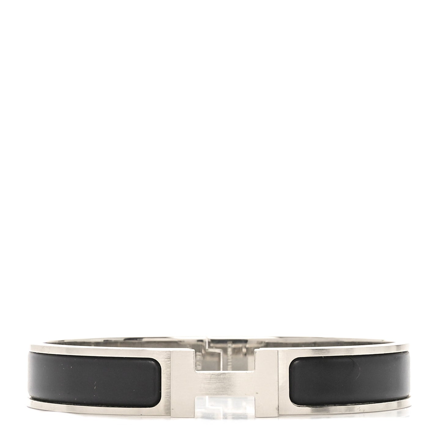 Matte Enamel Narrow Clic Clac HH Bracelet T6 Black