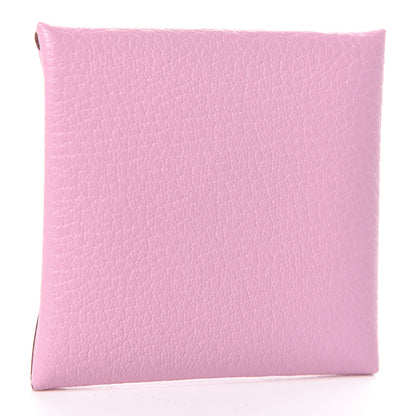 Hermes Chevre Mysore Bastia Coin Purse Mauve Sylvestre 3 of 8