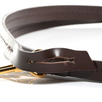 Louis Vuitton Calfskin 12mm Favorite Long Strap Brown 3 of 5