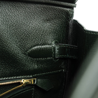 Hermes Box Vibrato Birkin 35 Vert Fonce 4 of 22