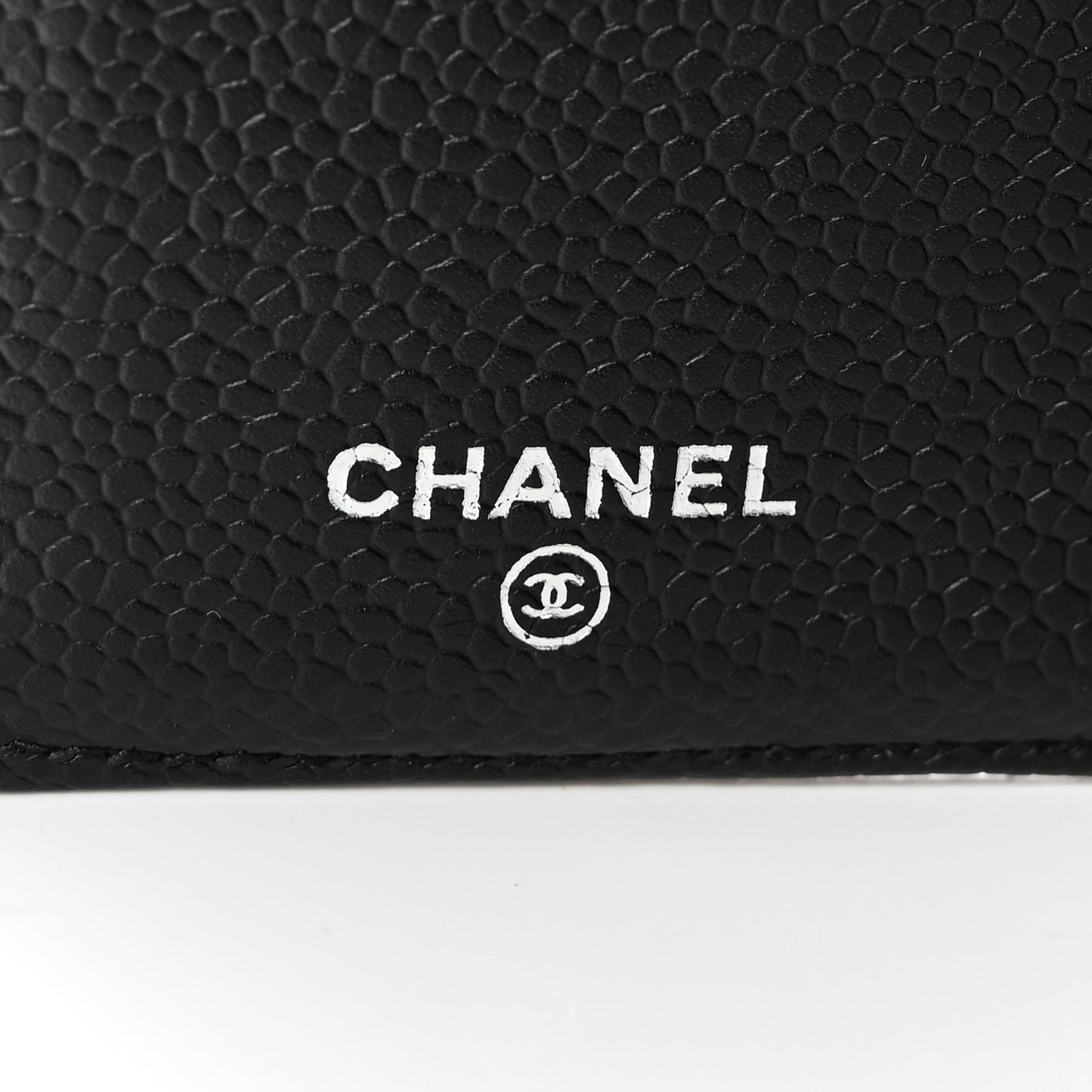 Caviar Quilted Yen Wallet Black