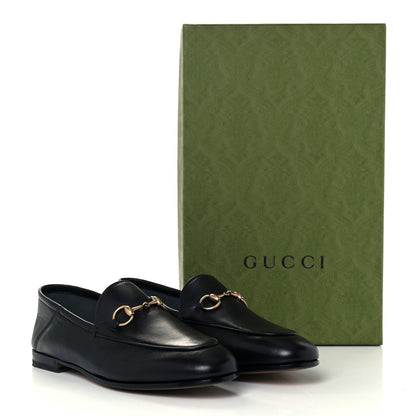 Gucci Lambskin Womens Brixton Horsebit Loafers 37 Black 11 of 11