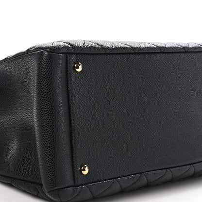 Chanel Caviar Quilted XL Grand Shopping Tote GST Black 10 of 11