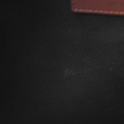 Burberry E-Canvas Monogram Calfskin Knight Messenger Bag Bridle Brown 8 of 9