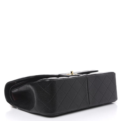 Chanel Caviar Quilted Jumbo Double Flap Black 4 of 10