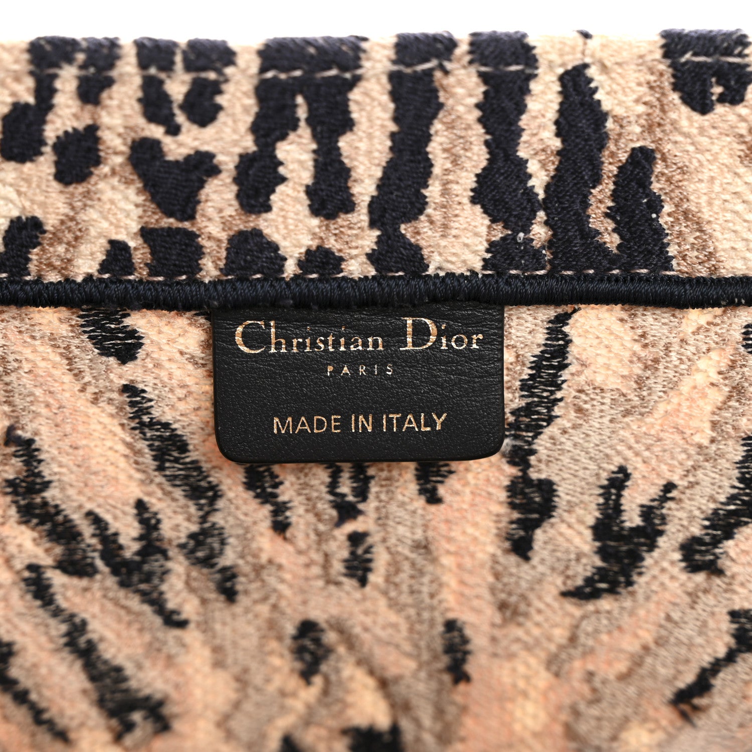 Christian Dior Canvas Embroidered Tie Dye Large Book Tote Multicolor 6 of 13