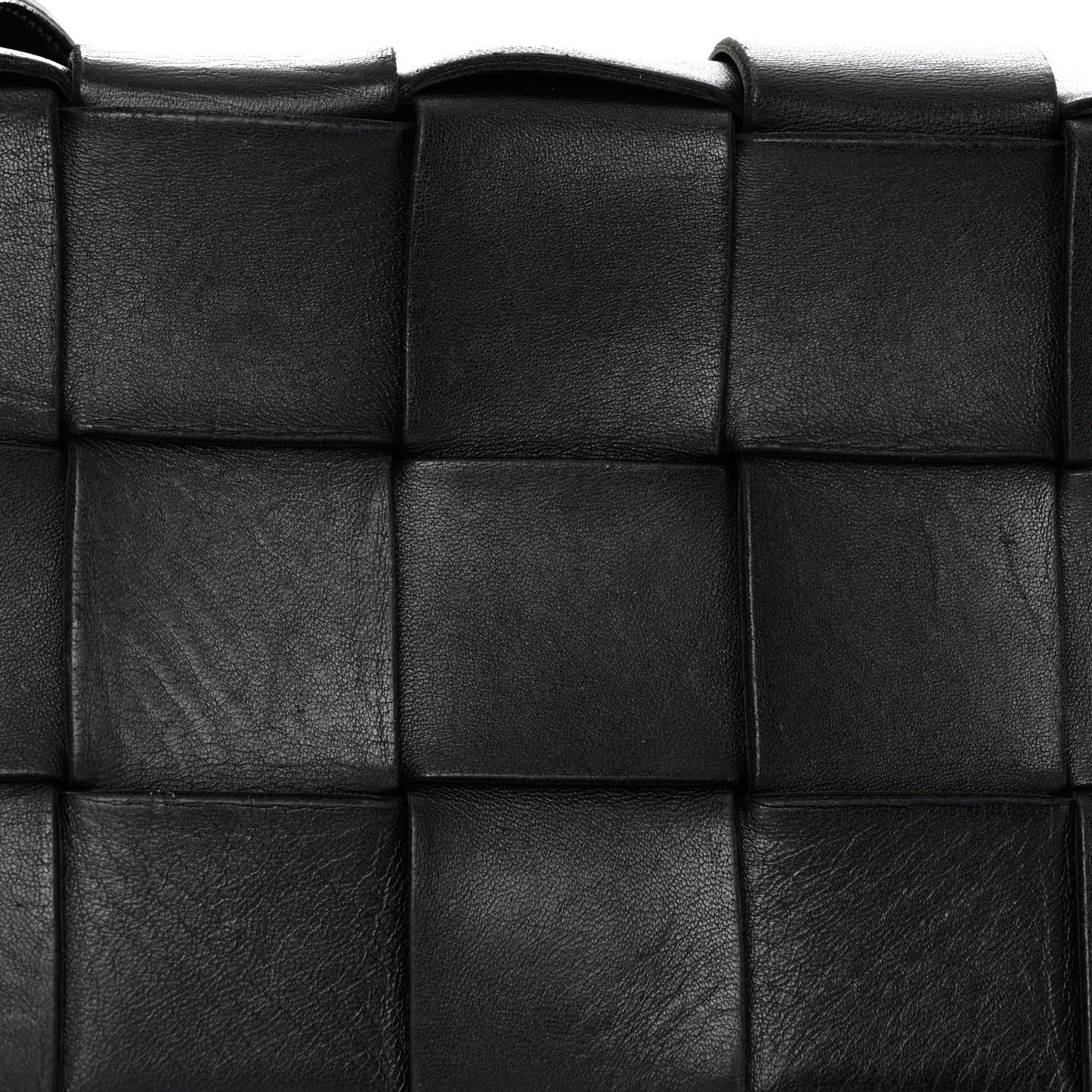 Nappa Maxi Intreccio Cassette Bag Black