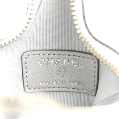 Chanel Metallic Lambskin Walk Of Fame Star Clip On Coin Purse Silver 6 of 7
