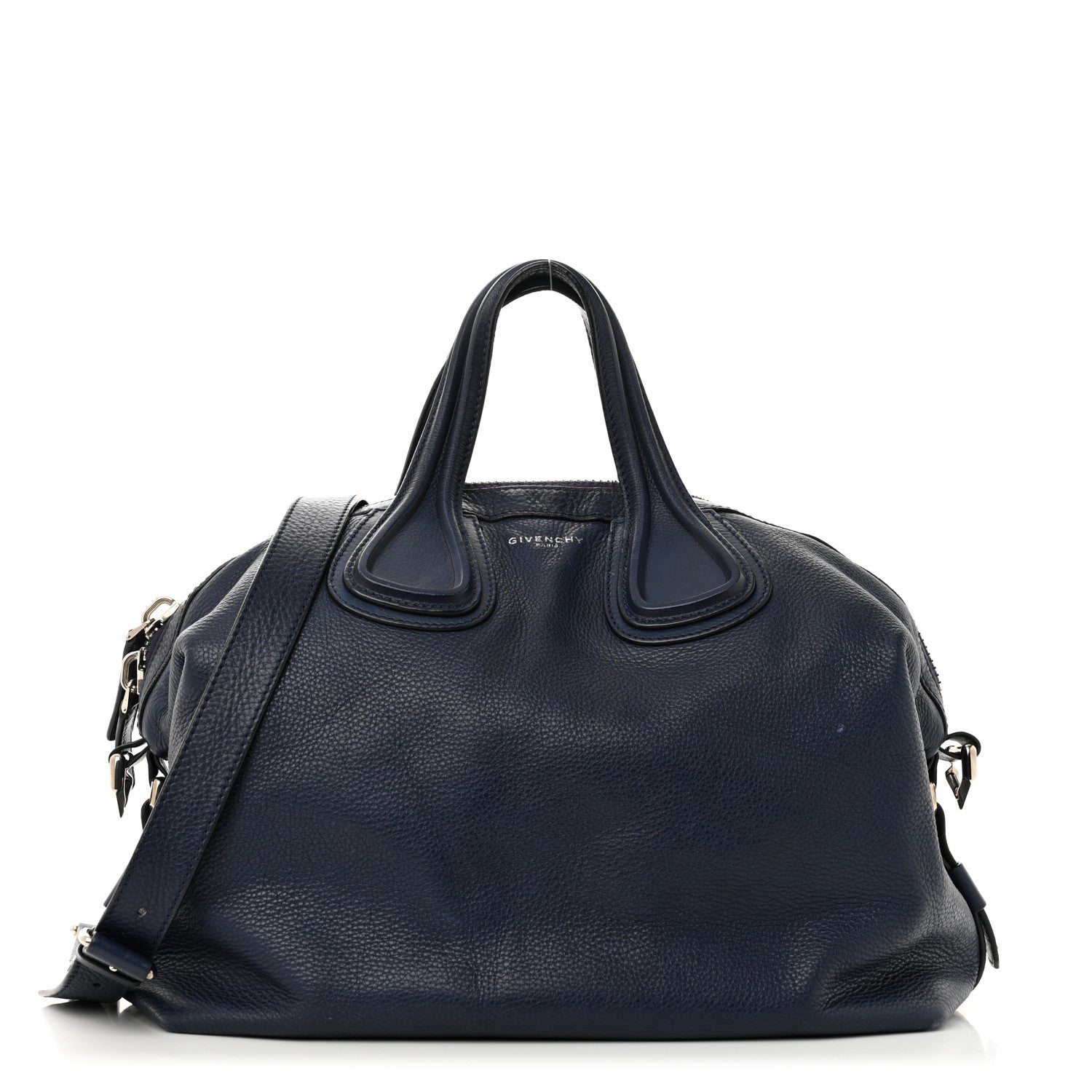 Givenchy Waxy Grained Calfskin Medium Nightingale Deep Blue 1 of 17