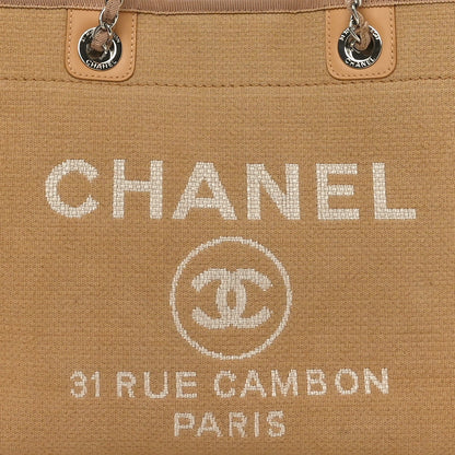 Chanel Mixed Fibers Small Deauville Tote Beige 9 of 11