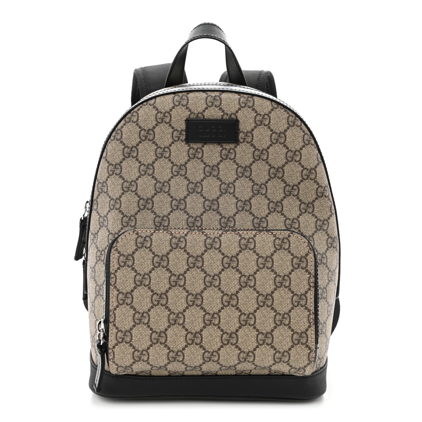 GG Supreme Monogram Small Eden Day Backpack Black