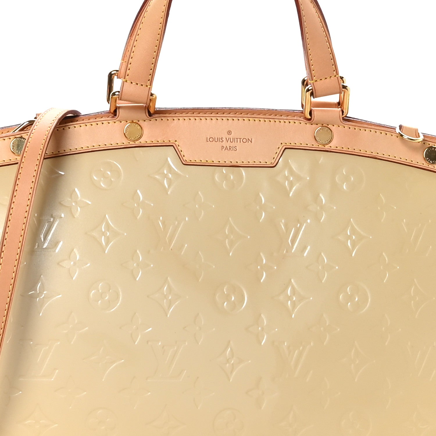 Louis Vuitton Vernis Brea GM Blanc Corail 8 of 10