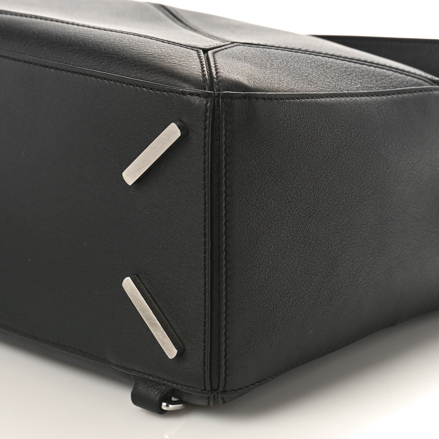 Loewe Calfskin Medium Puzzle Bag Black 10 of 10