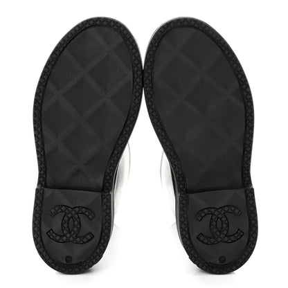 Chanel Caoutchouk CC High Boots 38 Black 5 of 8