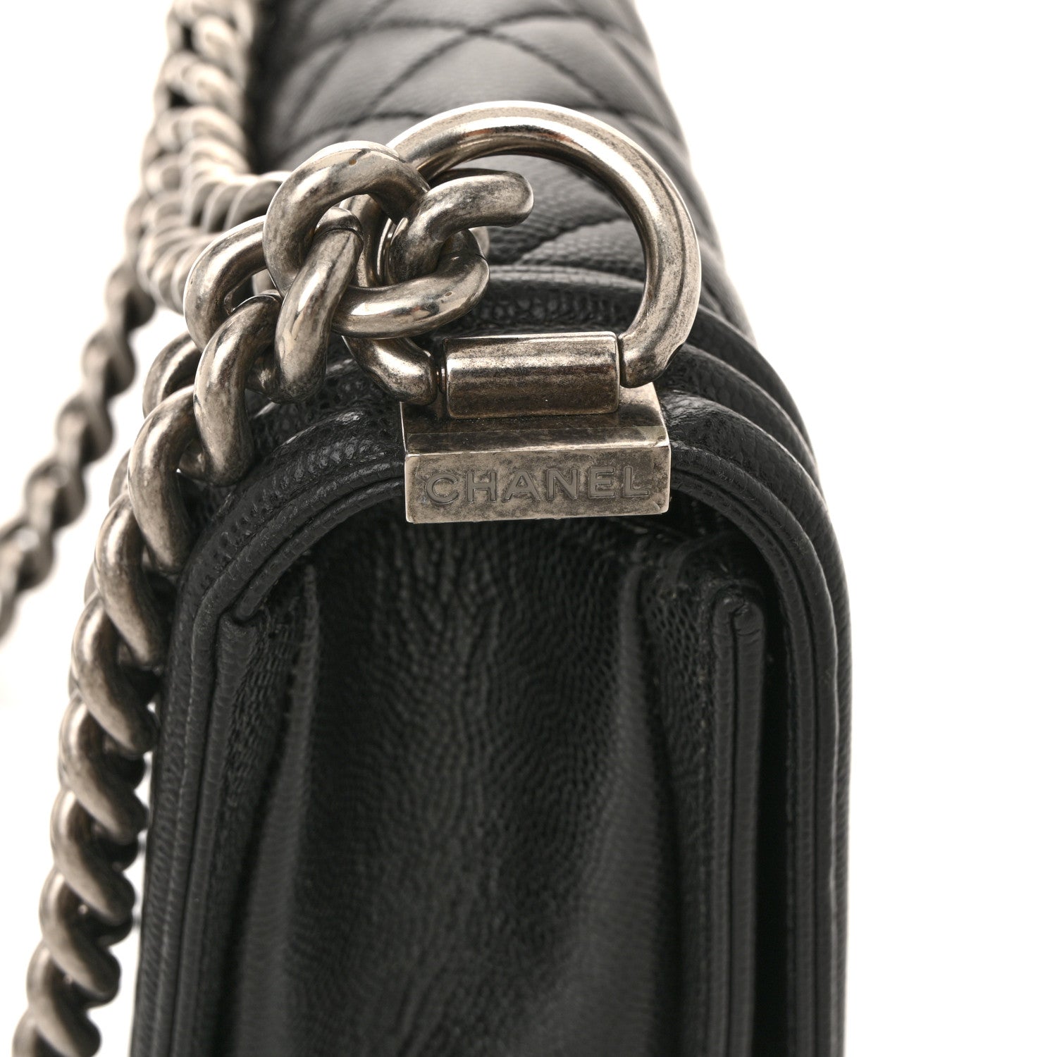Chanel Caviar Quilted Small Boy Flap Black 12 of 15