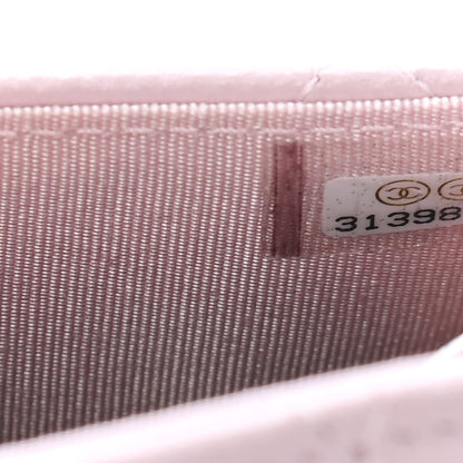 Chanel Caviar Quilted Coco Candy Card Holder On Chain Light Pink 8 of 10
