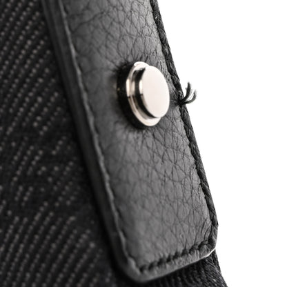 Gucci Denim Monogram Abbey D Ring Hobo Black 11 of 11