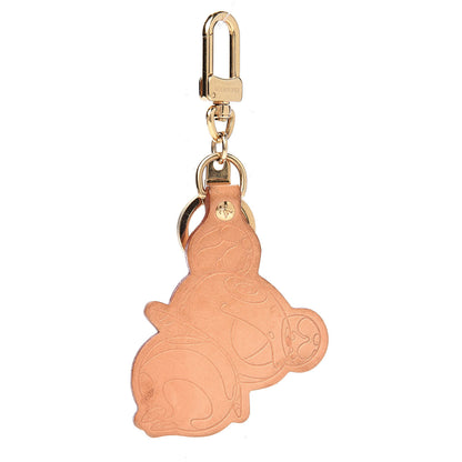 Louis Vuitton Vachetta Monogram Panda Key Ring Bag Charm 1 of 4