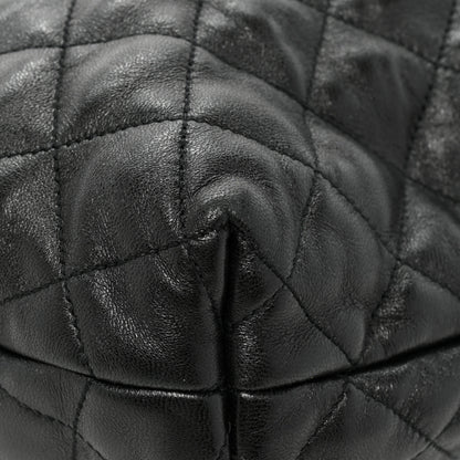 Saint Laurent Lambskin Quilted Maxi Icare Shopping Tote Black 16 of 17