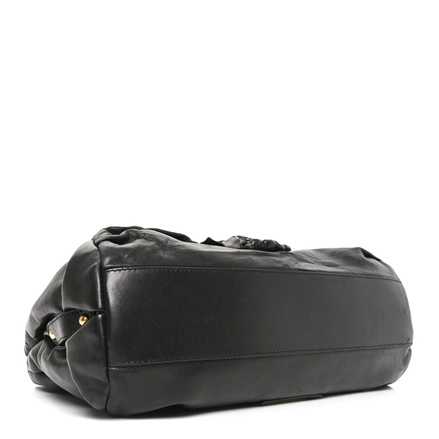 Valentino Garavani Nappa Jardin Rose Framed Duffel Black 4 of 10