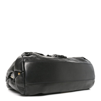 Valentino Garavani Nappa Jardin Rose Framed Duffel Black 4 of 10