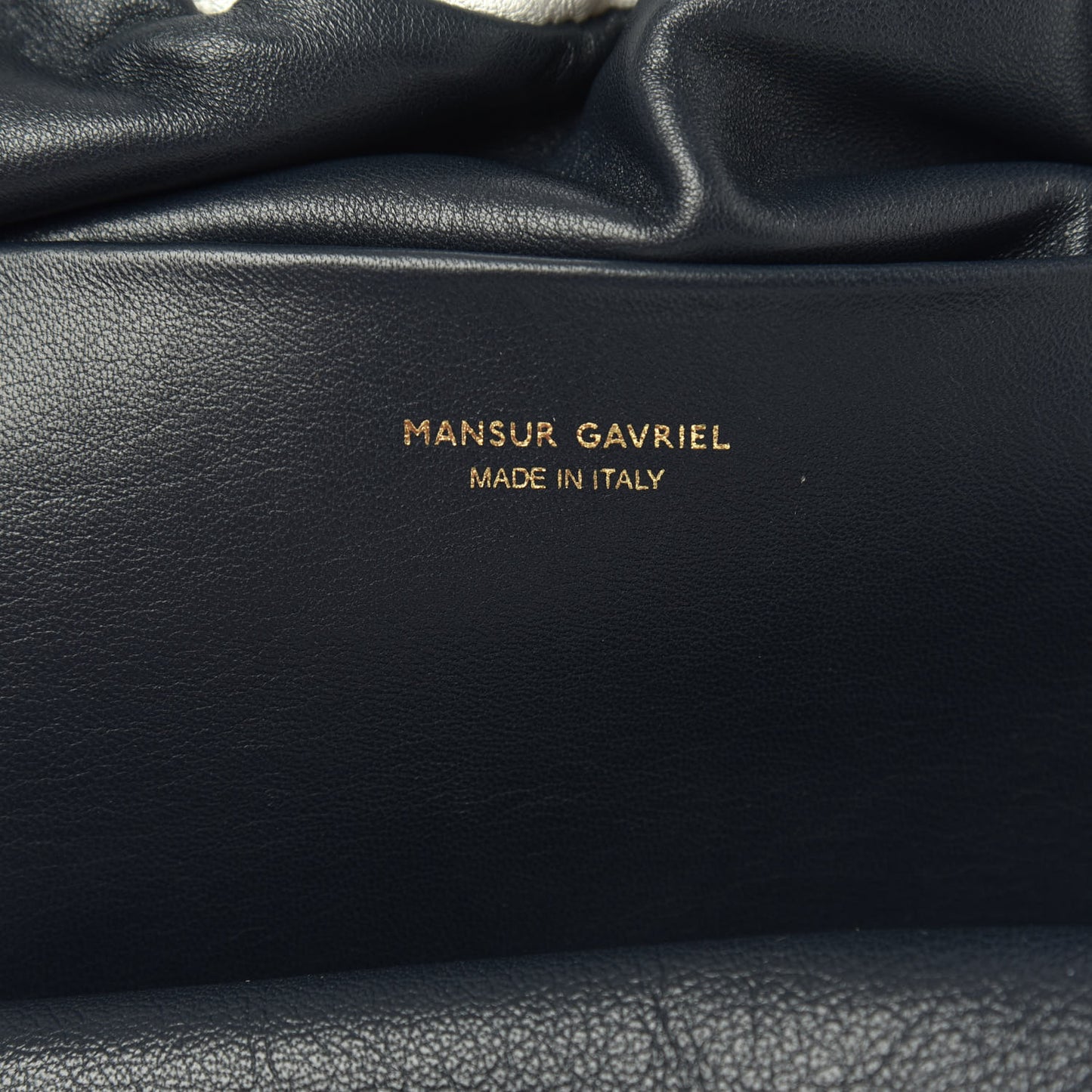 Lambskin Cloud Clutch White