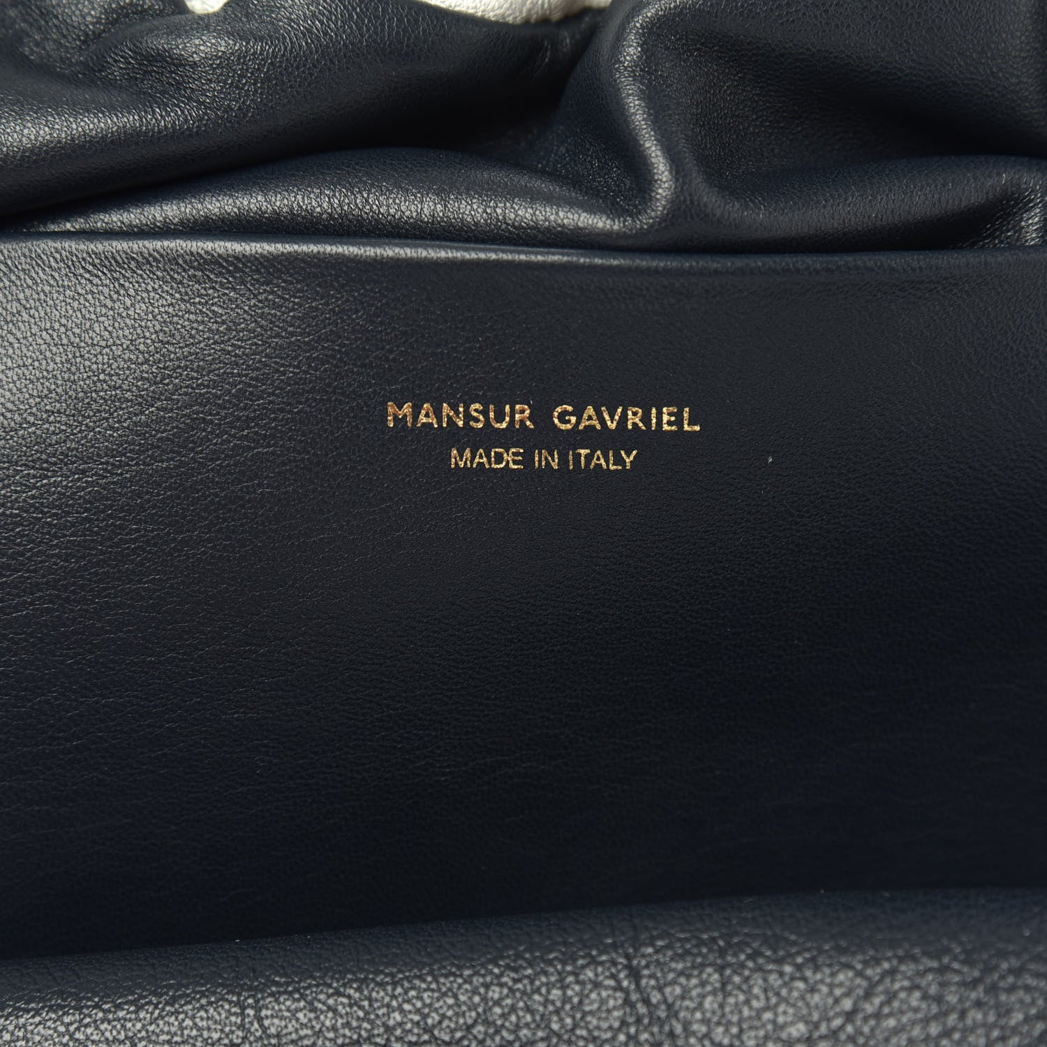 Mansur Gavriel Lambskin Cloud Clutch White 6 of 10