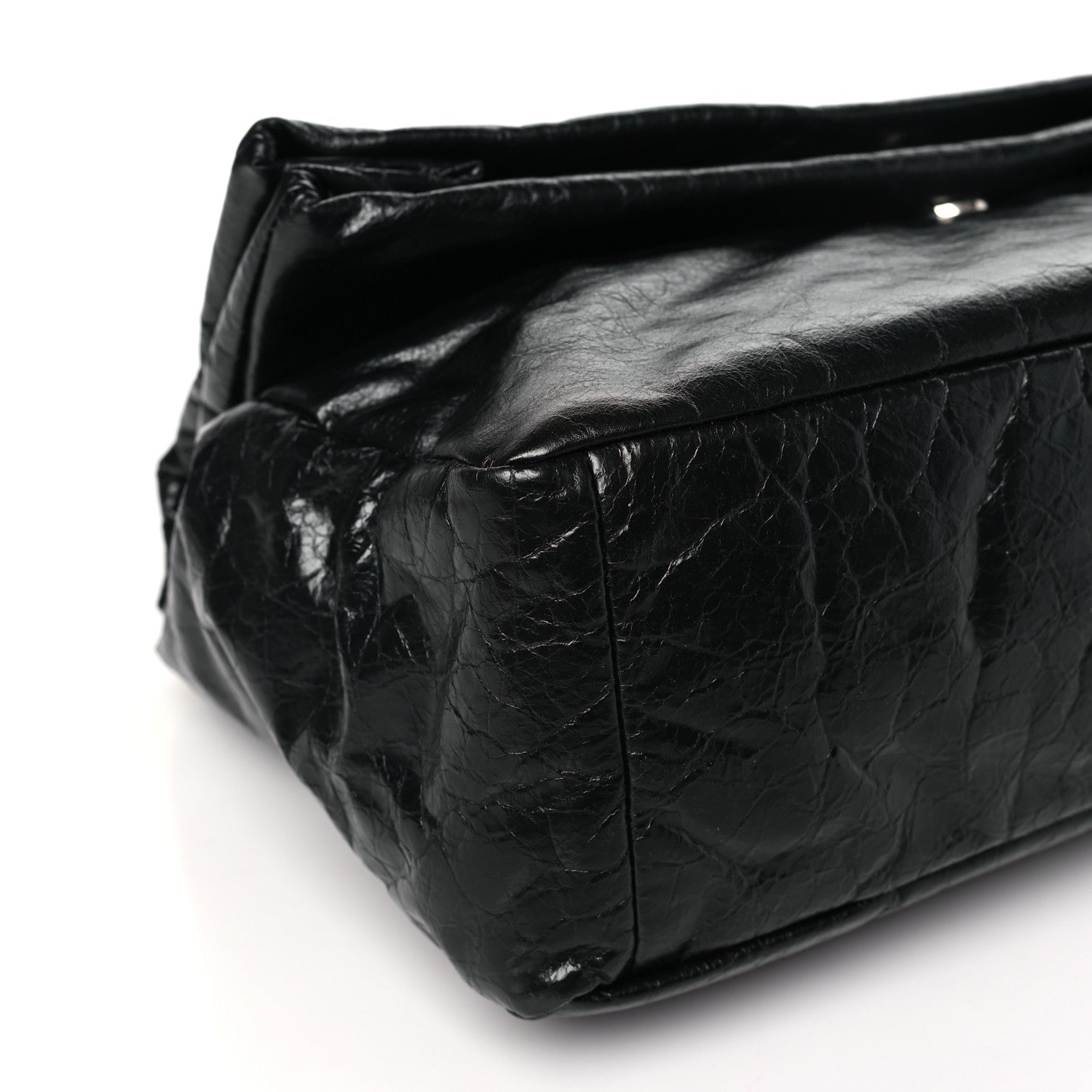 Balenciaga Arena Calfskin Medium Monaco Chain Shoulder Bag Black 9 of 10
