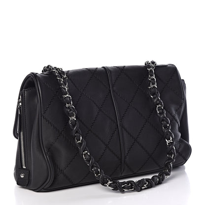Chanel Calfskin Large Darjeeling Flap Black 3 of 9