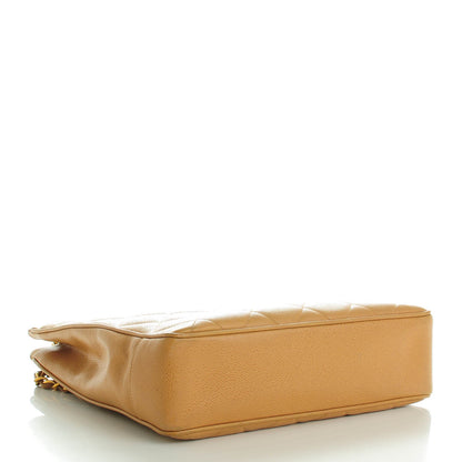 Chanel Caviar Quilted Shoulder Bag Beige 4 of 12