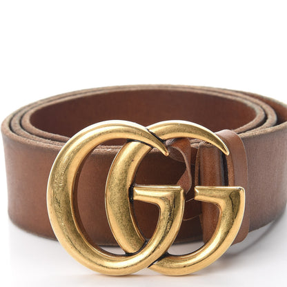 Gucci Faded Calfskin Double G 40mm Belt 85 34 Cuir 4 of 11